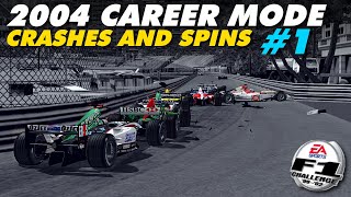 F1 Challenge 2004 CRASHES AND SPINS (1/2) screenshot 5