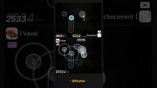 chocomint vs Vaxei! // xi - Double Helix (Akali) [Glissando] #osu #osugame