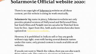 Top SolarMovie Proxy Alternatives