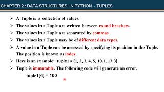 18 TUPLES IN PYTHON