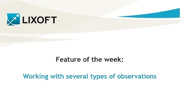 Feature of the week #10: working with several types of measurements