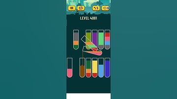 water sort puzzle - level 4081