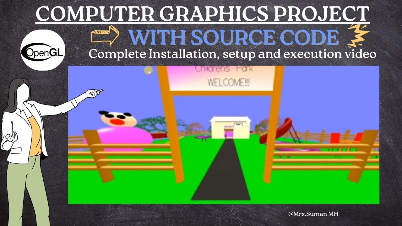 3D Children's Park | OpenGL Project | Computer Graphics Project | With ...