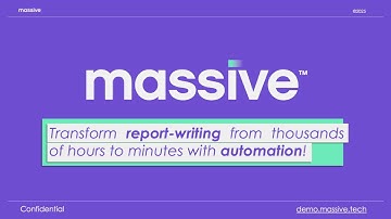 Massive Report Automator tool - How it works demo