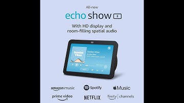 All-new Echo Show 8 (3rd Gen, 2023 release) | With Spatial Audio, Smart Home Hub, and Alexa Charcoal