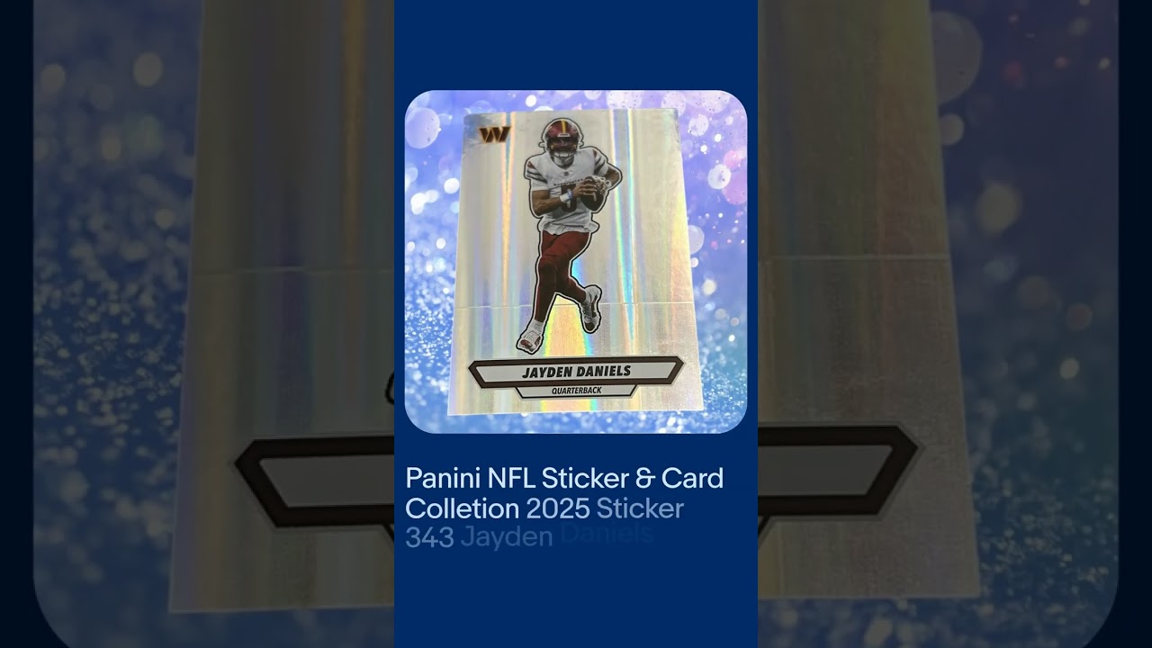 Panini NFL Sticker & Card Colletion 2025 Sticker 343 Jayden Daniels