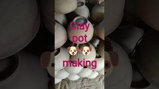 Clay Pot Making Process  😊🍛  #shorts #claypot