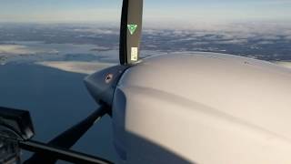 DA 42 in-flight engine shutdown and restart
