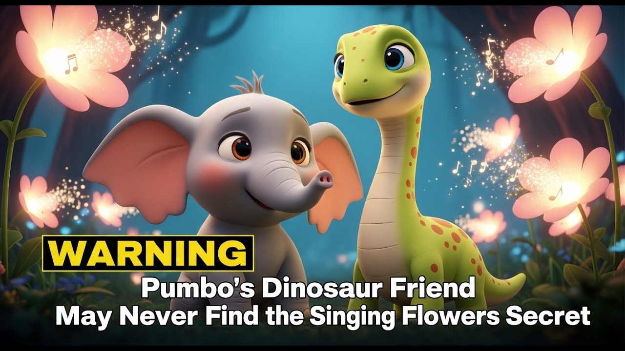 WARNING Cartoon Fans Pumbo's Dinosaur Friend May Never Find Singing Flowers Secret