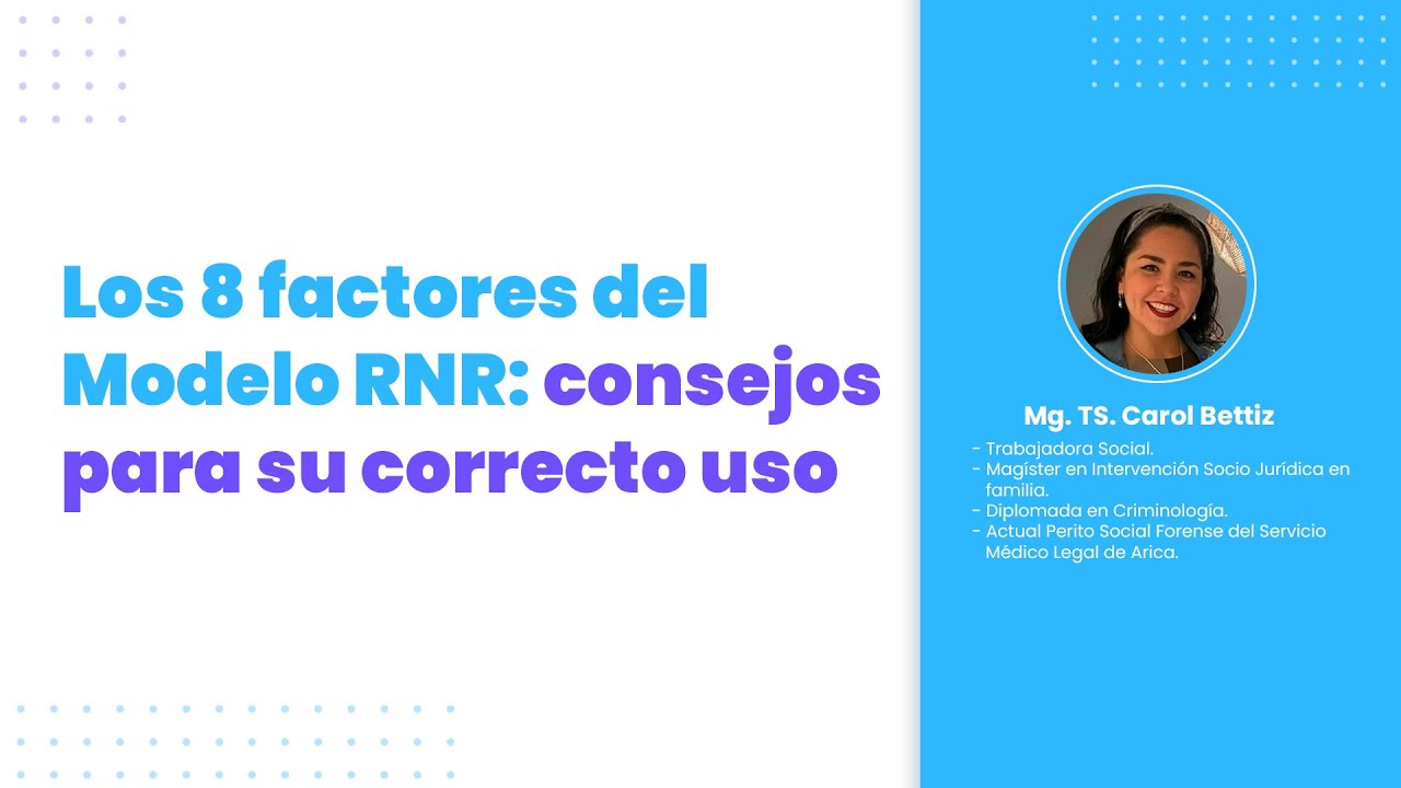 Los 8 factores del Modelo RNR: consejos para su correcto uso - YouTube