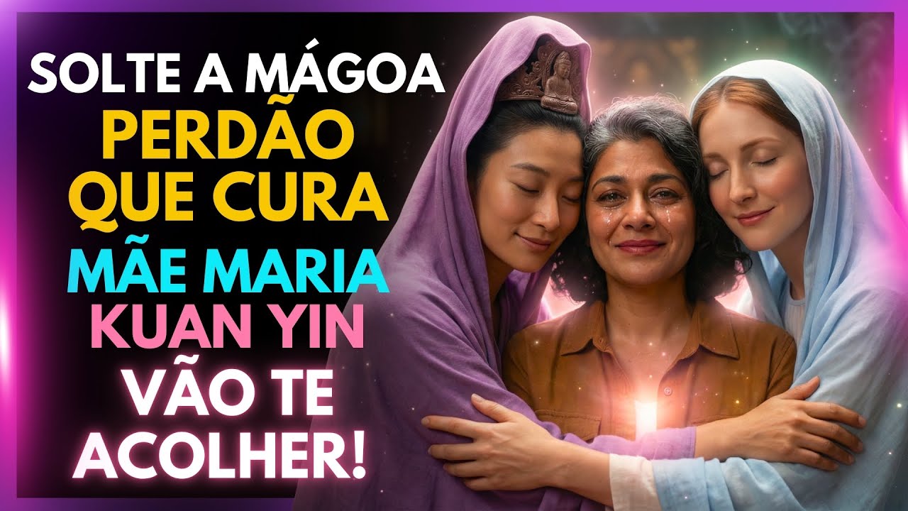 🌸 Se seu coração tá pesado… faça essa Meditação de Perdão (Kuan Yin e Mãe Maria) ✨