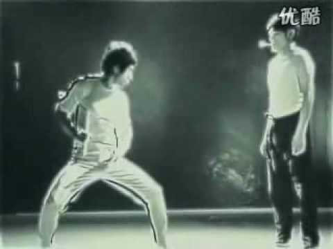 Bruce Lee's amazing Kung Fu fire the match video