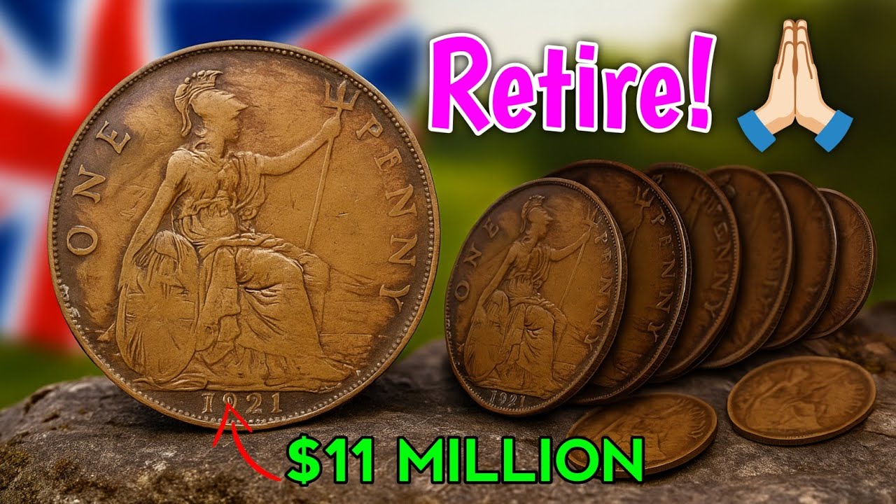 1921 Great Britain One Penny Worth $11 Million? | Rarest Penny in History! | uk coins | usa coins