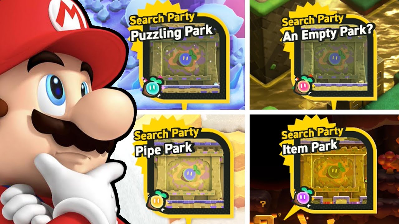 Search Party Mario Wonder Guide: Super Mario Bros Puzzle Park Tips