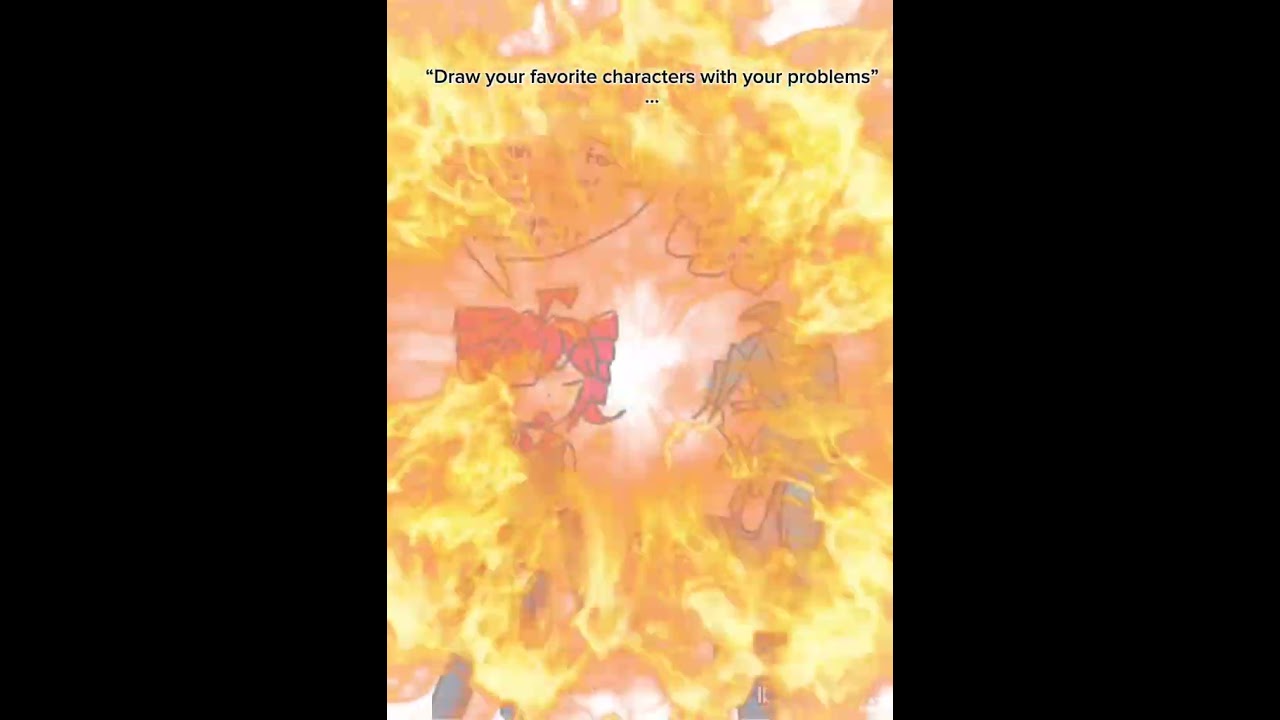 Draw your favorite characters with your problems! …. Guys I’m so original right???/j