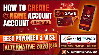 How To Create Nsave Account (2026) | Best Payoneer &amp; Wise Alternative