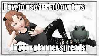 How to use Zepeto avatars in your digital spreads screenshot 3