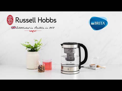 Russell Hobbs Brita Glass Kettle - Cleaner, Clearer, Better Tasting Tea & Coffee*