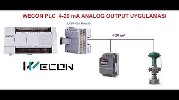 20-WECON PLC 4-20 mA  Analog Output (Çıkış) Uygulaması (WECON LX3V-4DA) #plc #wecon #plcprogramming