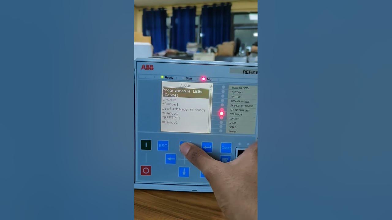 How to Reset ABB REF615/ REM615 Relay?👇https//youtu.be/51xmu0u7pWw