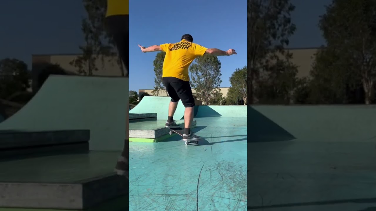 Skateboarder’s SLAP is fast and HARD!