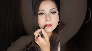 I Tried Oval Lip Liner Hack For Plump Lips #shorts #makeuphack