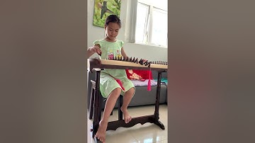 [Đàn Tranh] Trống Cơm/Đi Cấy & Lý Cây Đa với bé Hải My