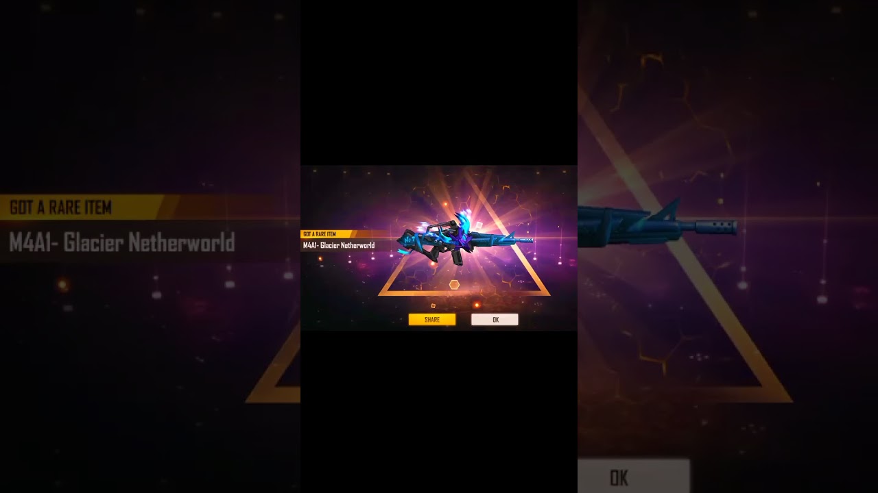 I got new blue M4A1 skin 😉😎☺