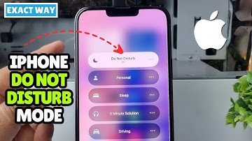 iPhone 13/13 Pro: How to Enable/Disable Do Not Disturb