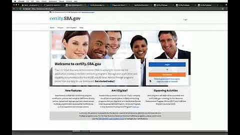 In-Depth Walk-Through of 8(a) Initial Application in Certify