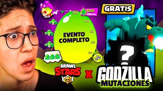 ¡BRAWLER GRATIS! Nuevo EVENTO **MUTACIONES** GODZILLA x BRAWL STARS! (HUEVOS, MODO DE JUEGO & MAS)