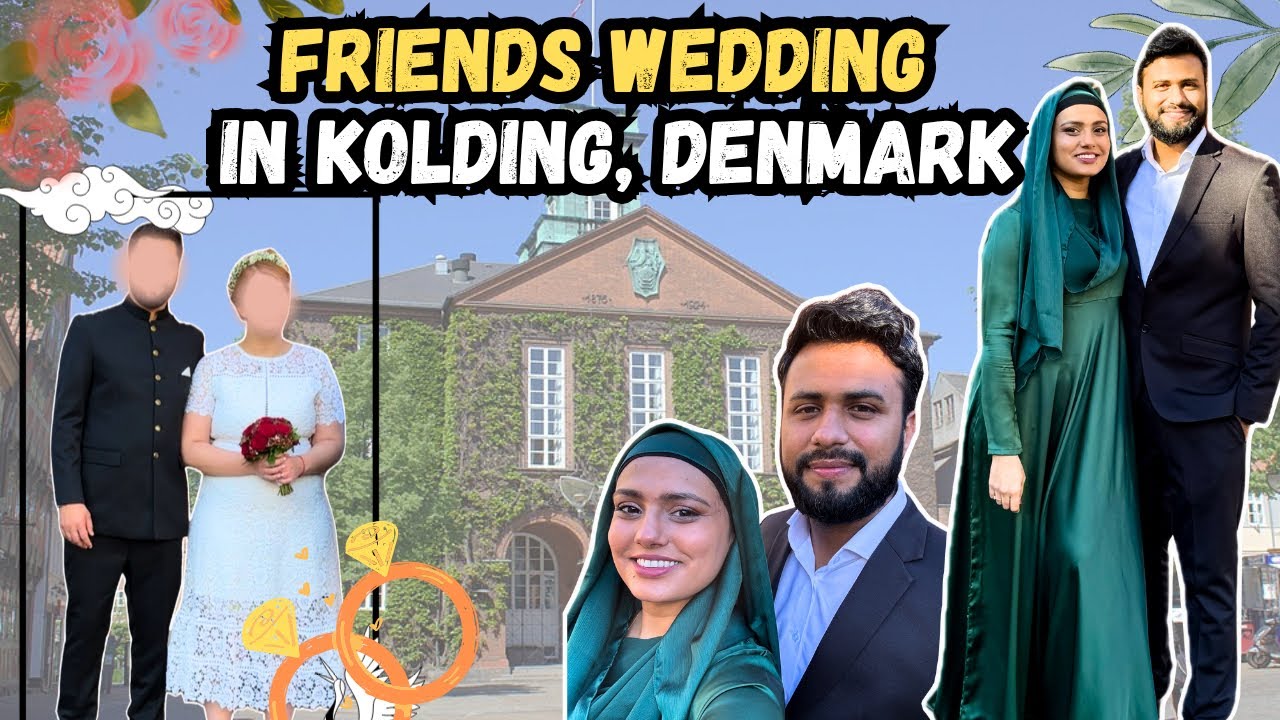 Friends Wedding in Kolding Denmark 🇩🇰 | Germany to Denmark | Iqra Bilal