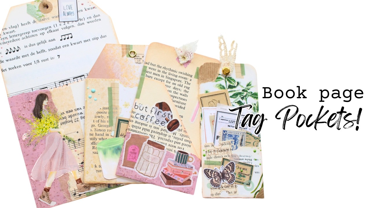 EASY Penpal Idea: Bookpage Pocket Tags! | Mass Make March by 