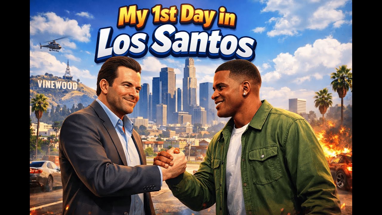 My 1st Day in Los Santos | GTA 5 Story Begins 🚓🔥 - YouTube