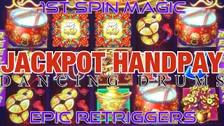 MOST EXCITING BONUSES WITH EPIC RETRIGGERS! JACKPOT HANDPAY 🎰 DANCING DRUMS SLOT MACHINE 🤩😱🔥 screenshot 3