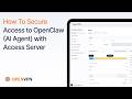 How to Secure Access to OpenClaw AI Agent with Access Server