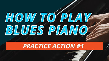 (Practice Action #1) How To Play Blues Piano for Beginners #blues #piano  #pianotutorial