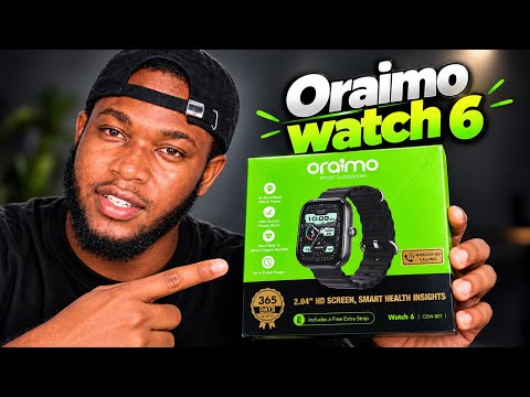 Oraimo Watch 6 Unboxing | 2.04” HD Display, Health Tracking & Wireless Calling