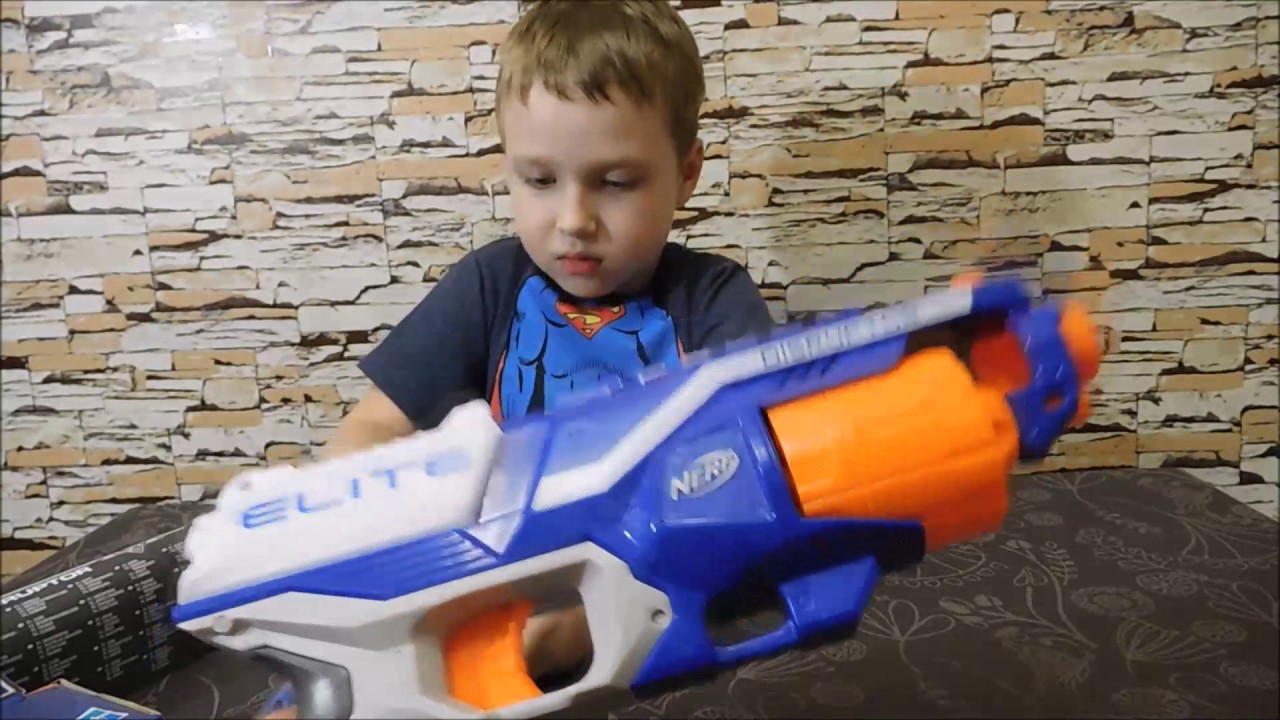 Распаковка Бластера НЕРФ Дисраптор Диструптор NERF Elite Disruptor ...