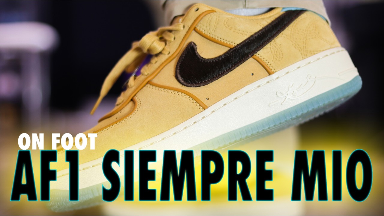 ON FOOT! Nike Air Force 1 Kobe Protro Siempre Mio Hermanos Schopes 