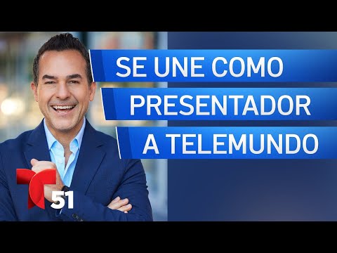 Carlos Calderón se une oficialmente a Telemundo como presentador