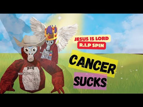 Gorilla Tag Cancer Sucks R.I.P Spin 😥 Jesus Saves 🙏 #cancer #gorillatag #prayer #jesus #jesussaves