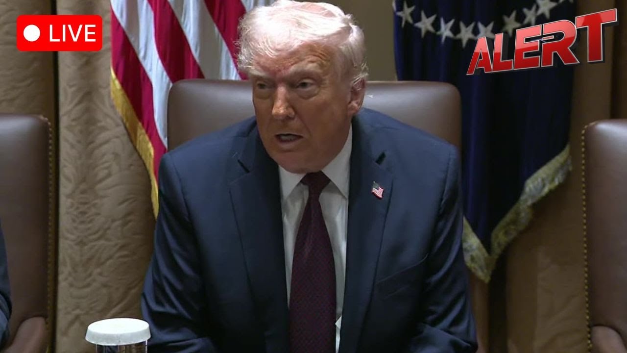 US President Live: Donald Trump Convenes A High-Stakes Cabinet Meeting ...