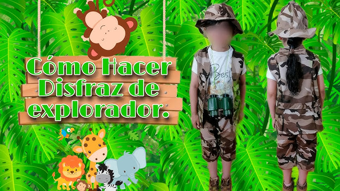 Chaleco Y Sombrero De Explorador Para Niños