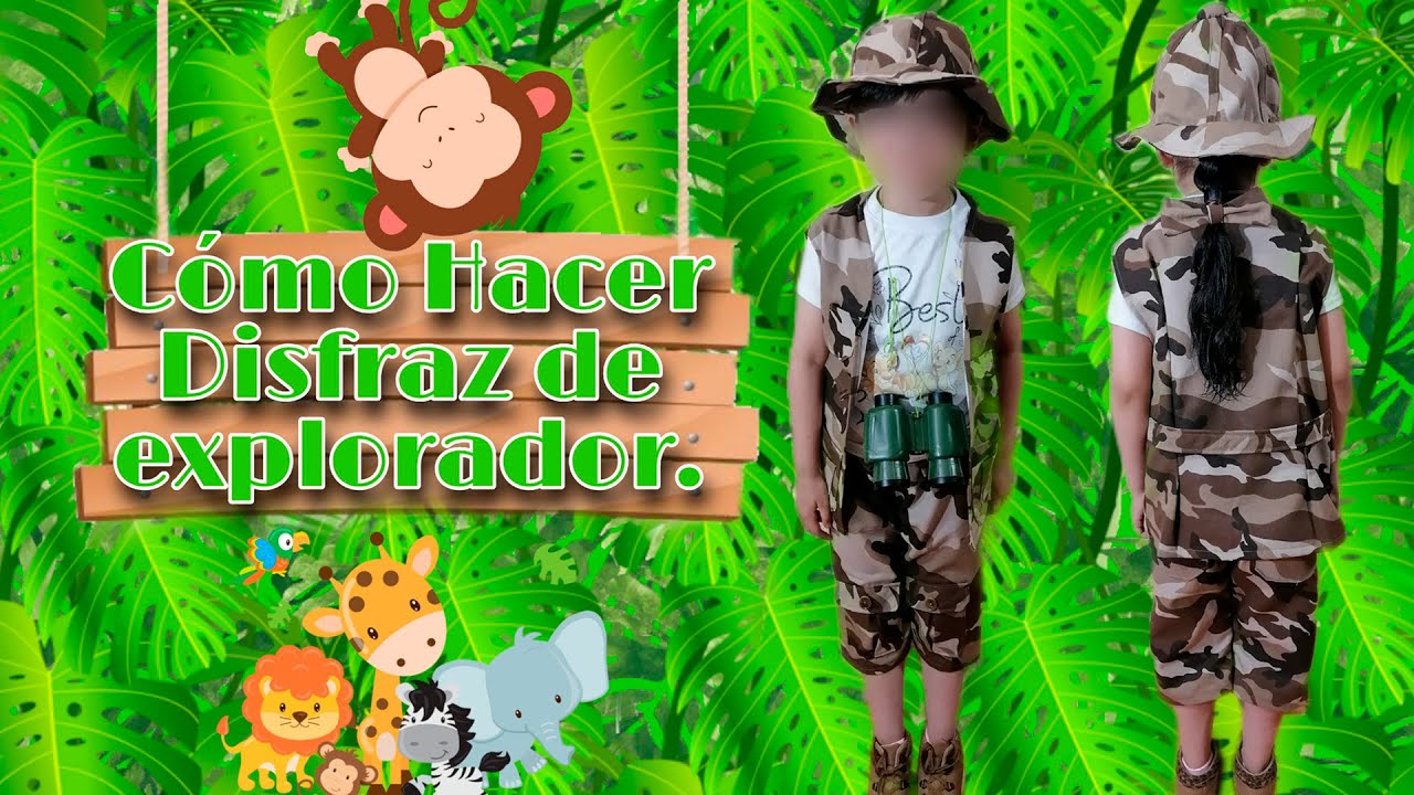 Cómo hacer chaleco de explorador o cazador para niños.