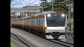 [Railsim k-build 前面展望] 駅間を作りこんでみる#2 (中央線・国立~西国分寺風)