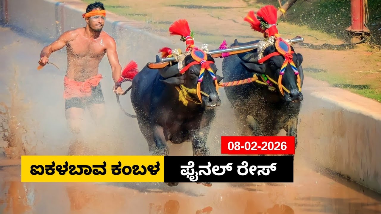 Ikala Kambala Final race 2026 | ಐಕಳ ಕಂಬಳ ಫೈನಲ್ ರೇಸ್