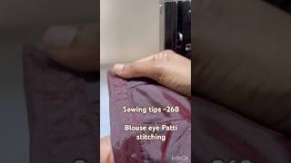 Blouse eye Patti stitching #sewing tips and tricks #shorts