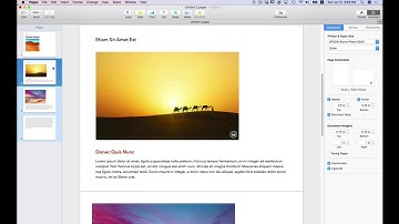 Apple Pages Deep Dive: 04 Indispensible Thumbnails, Inserting Sections