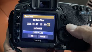 How to set the date on Canon 5D Mark II